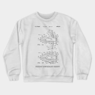 Northrop Switchblade Jet Concept (black) Crewneck Sweatshirt